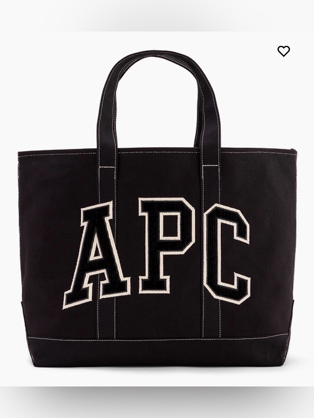 Gap x A.P.C Logo Tote Bag